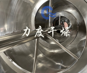 白炭黑锥形螺带真空干燥机